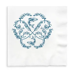 8" X 8" Custom Linen-Like Guest Napkin, White