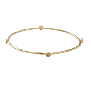 Blossom Bangle, Gold