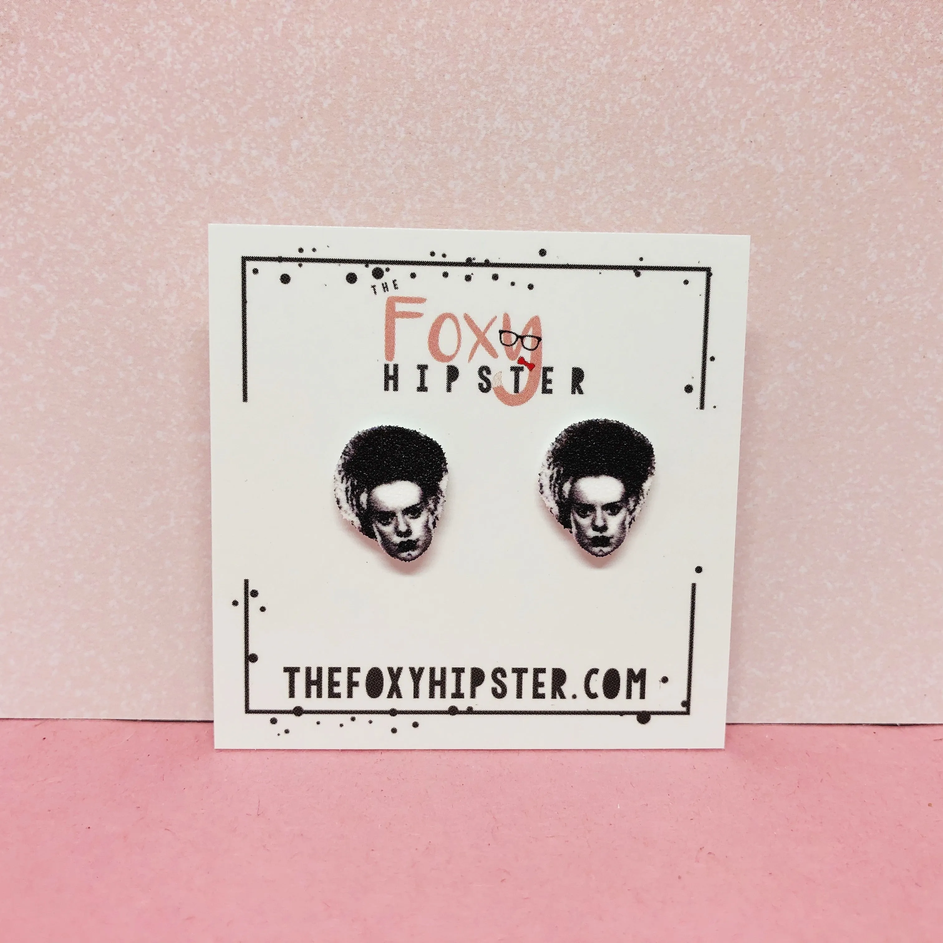 Bride of Frankenstein Stud Earrings