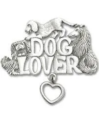 Chelsea Pewter Dog Lover Brooch