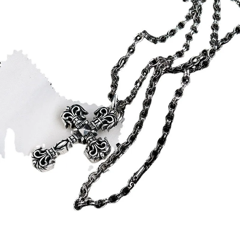 Chrome Hearts Flame Cross Pendant