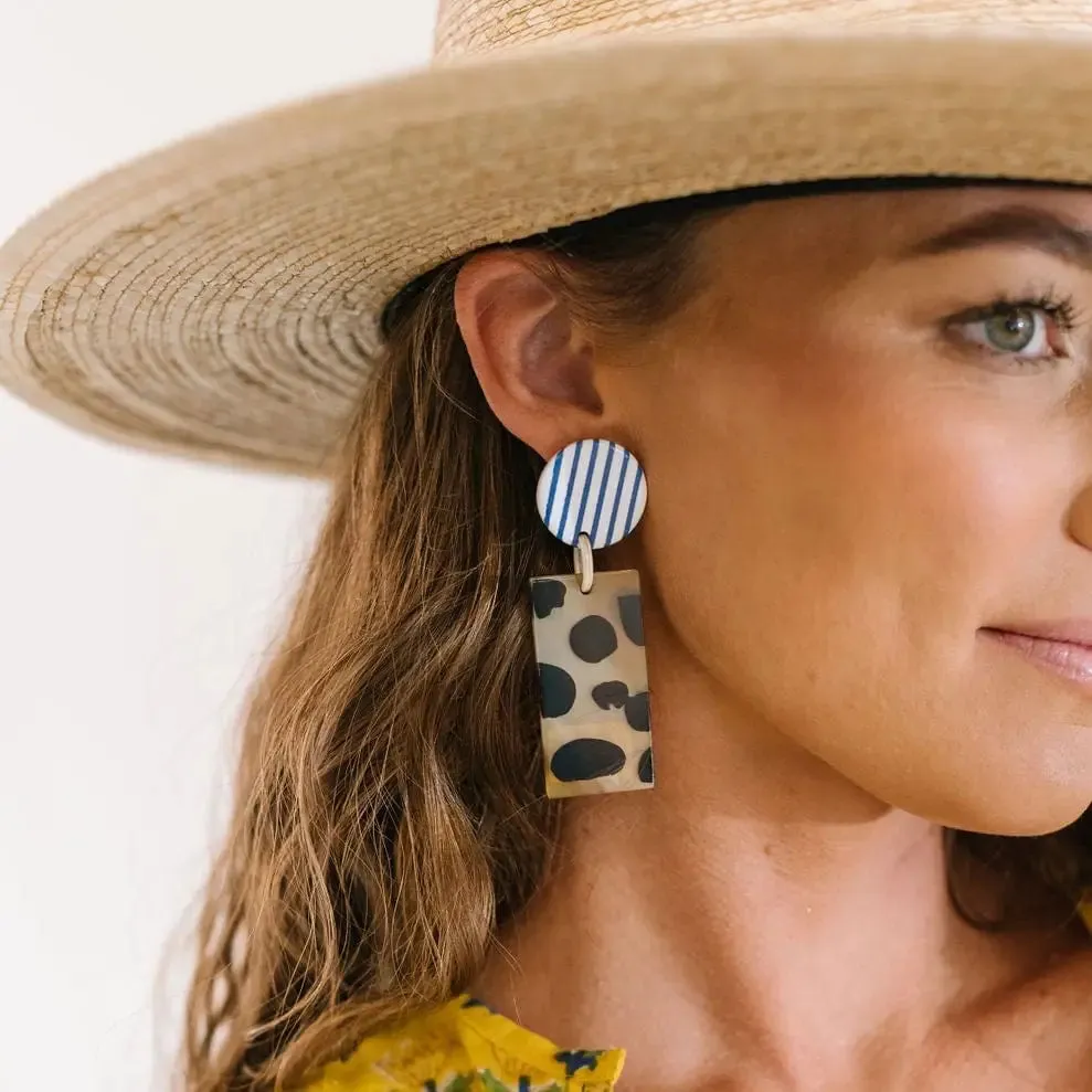 Classic Summer Cabana Earrings