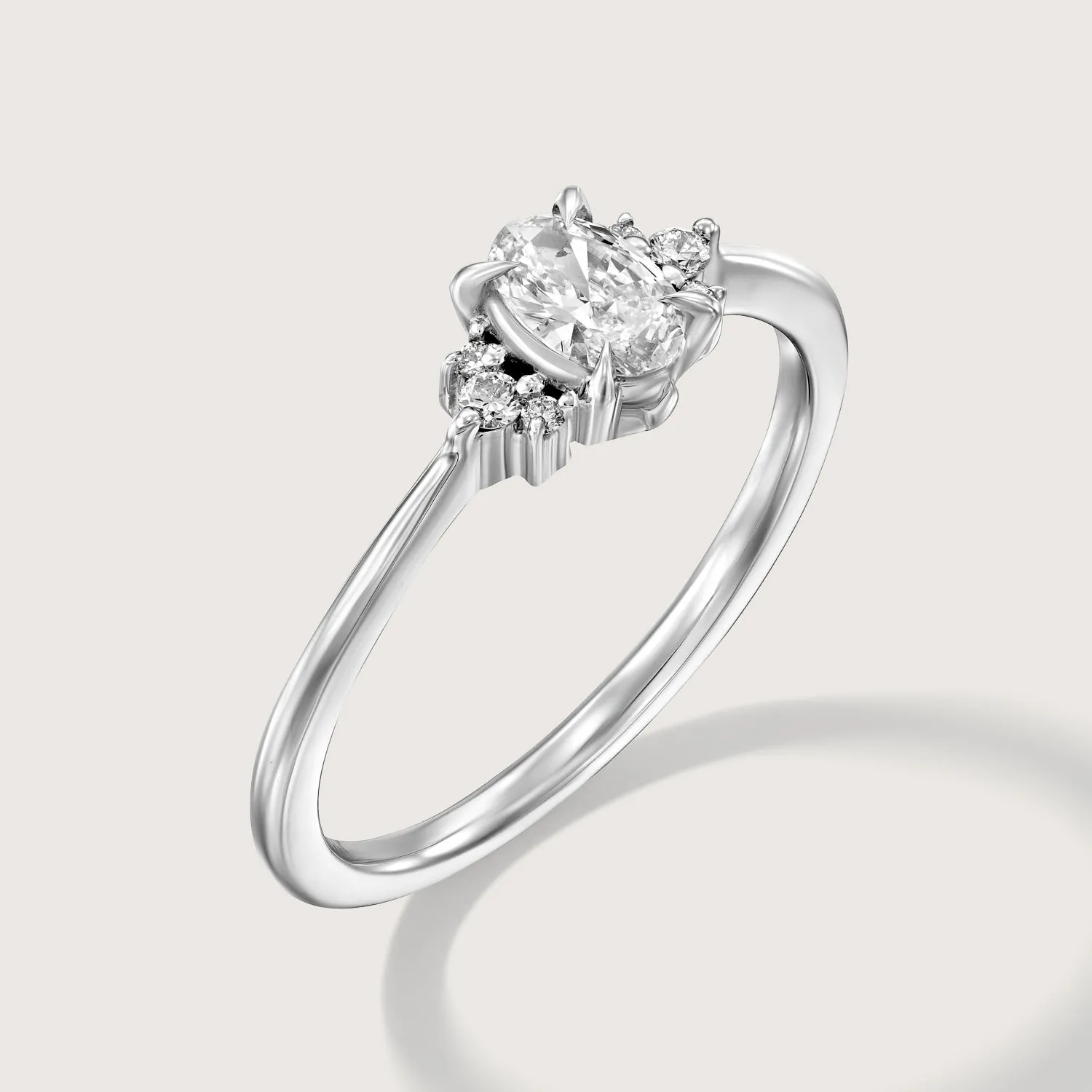 Ella Ring White Diamonds