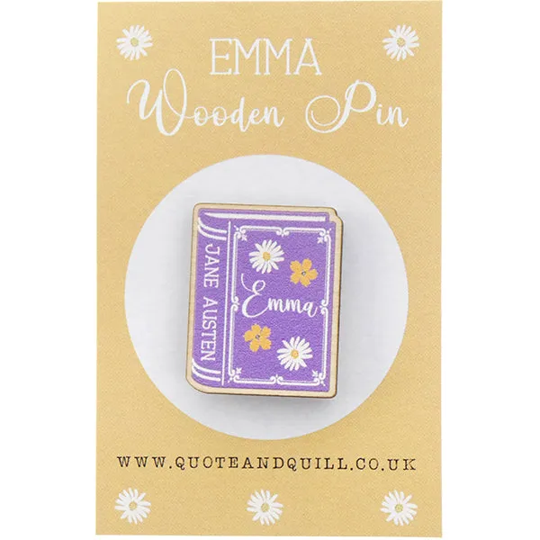 Emma Wooden Brooch