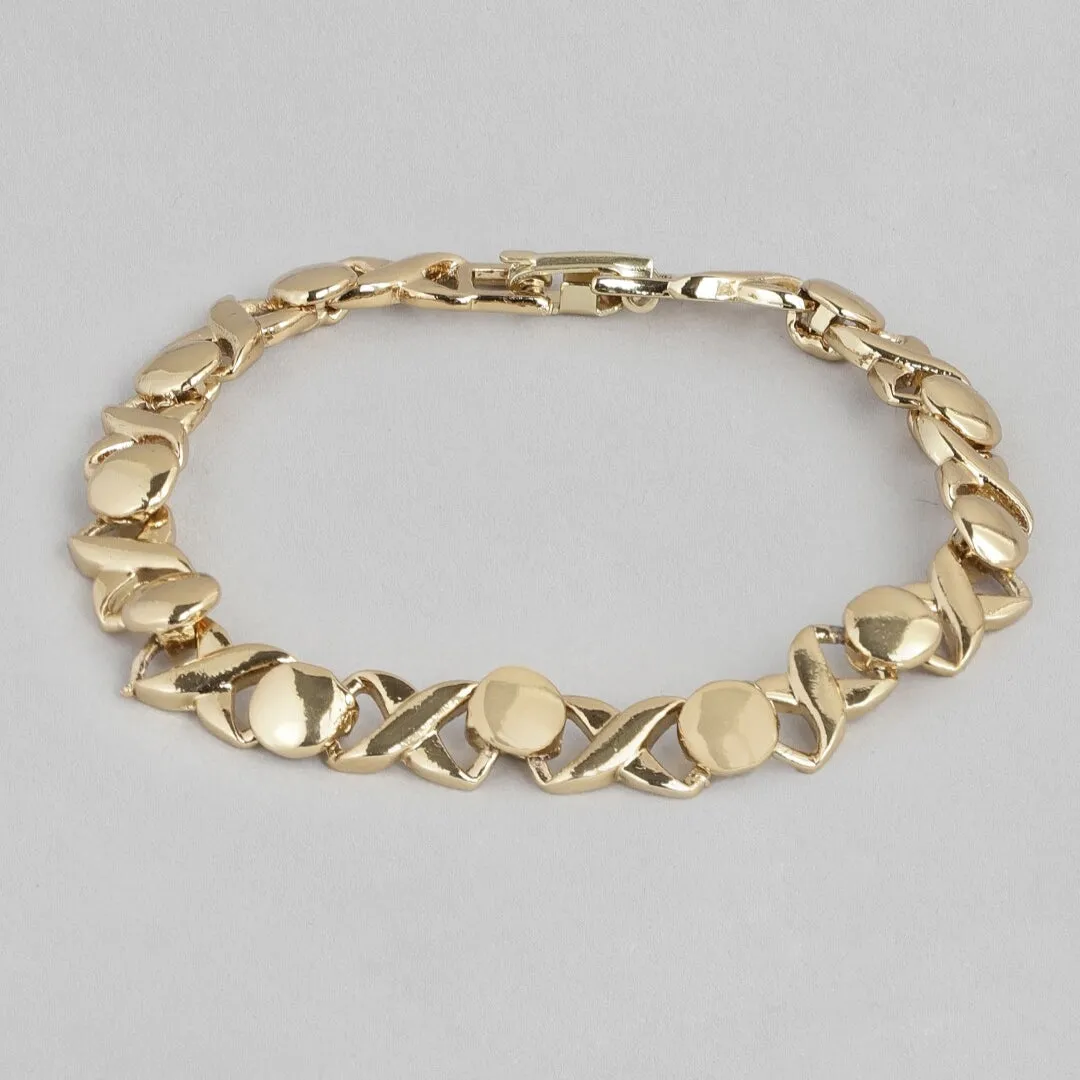 Estele Gold Toned XOXO Stylish Bracelet for Women