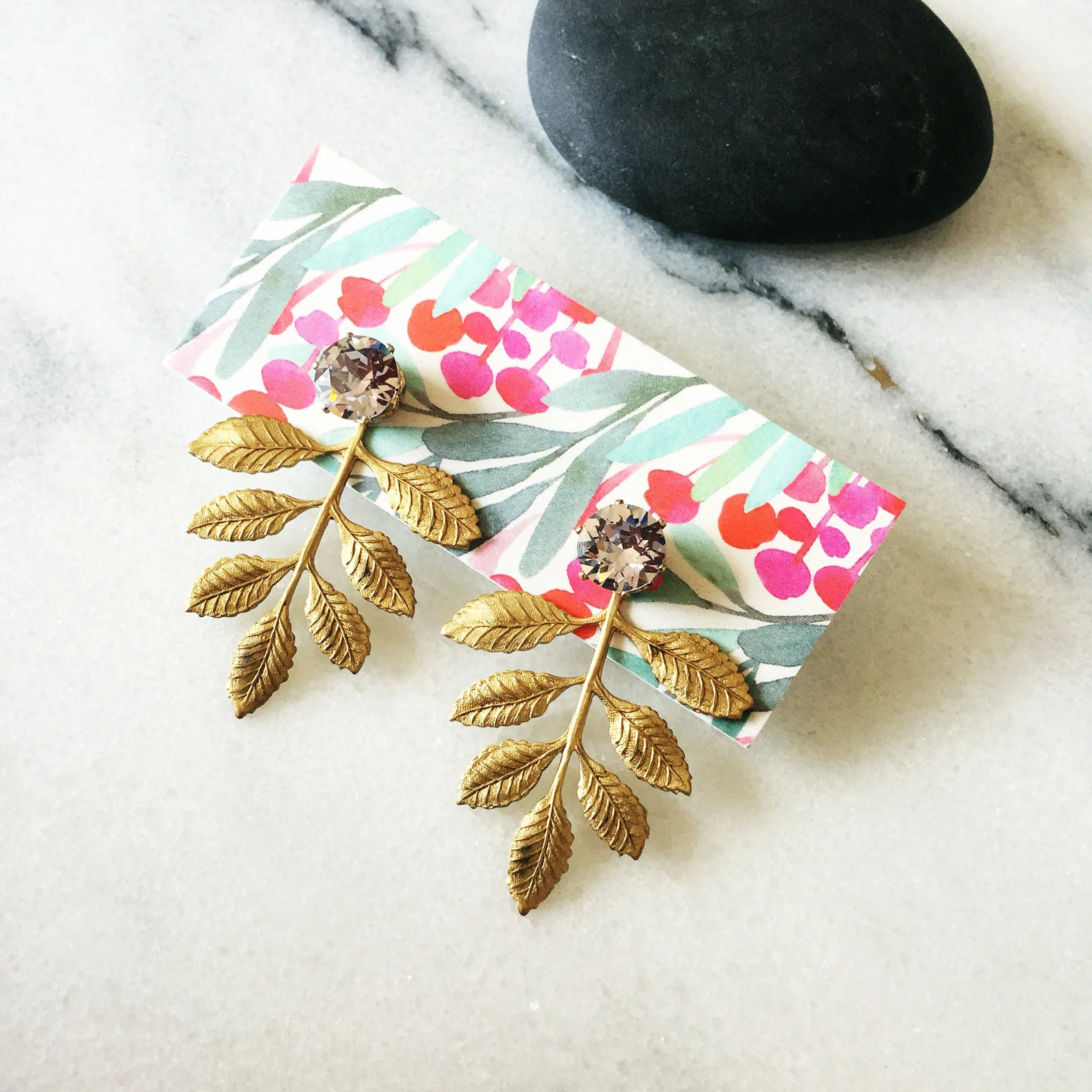 Floral Ear Shields: Beigy