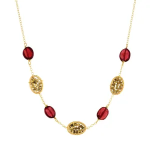 Garnet Necklace 3098 by Michelle Pressler Jewelry