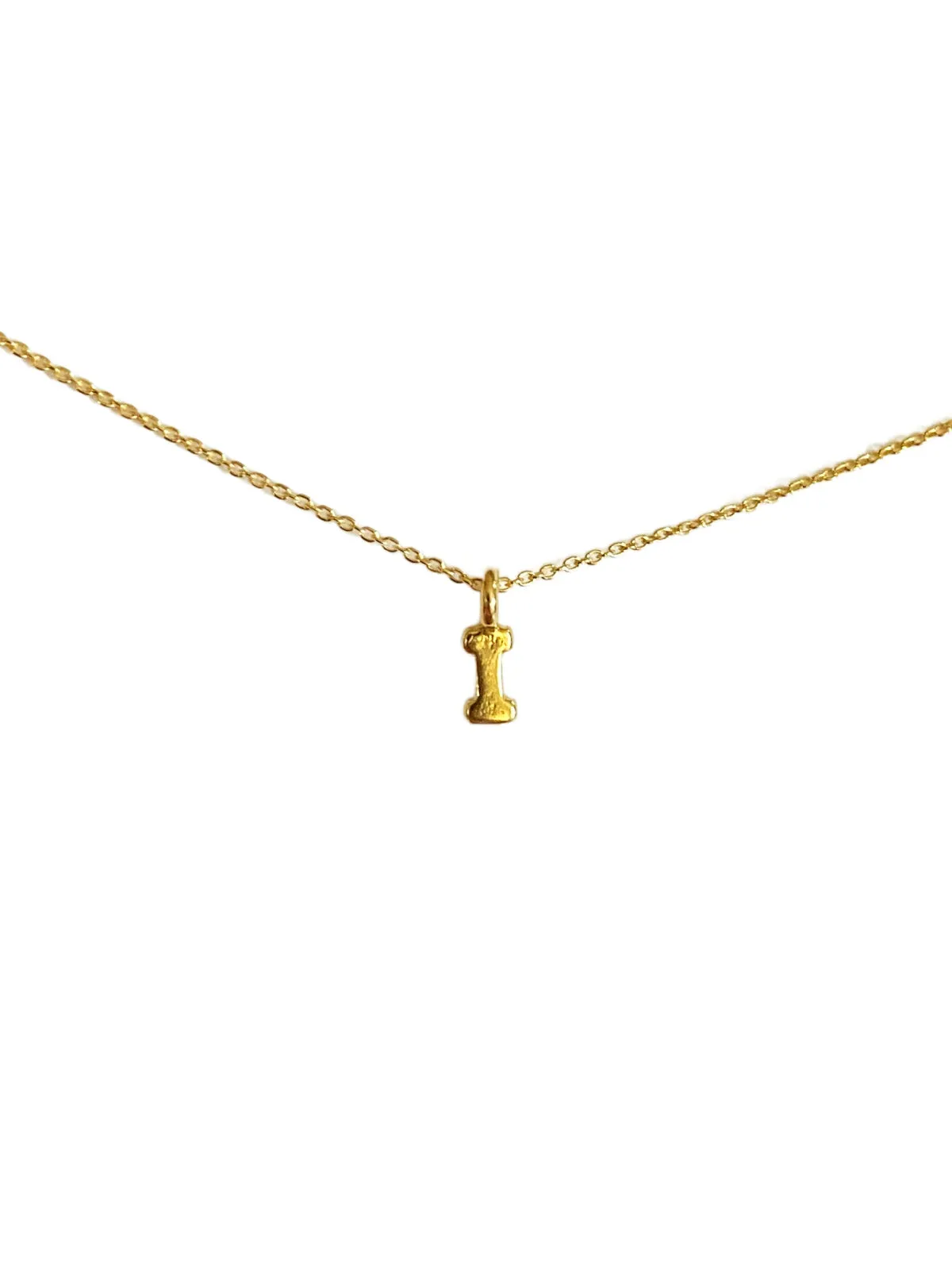 Gold Vermeil Initial Necklace