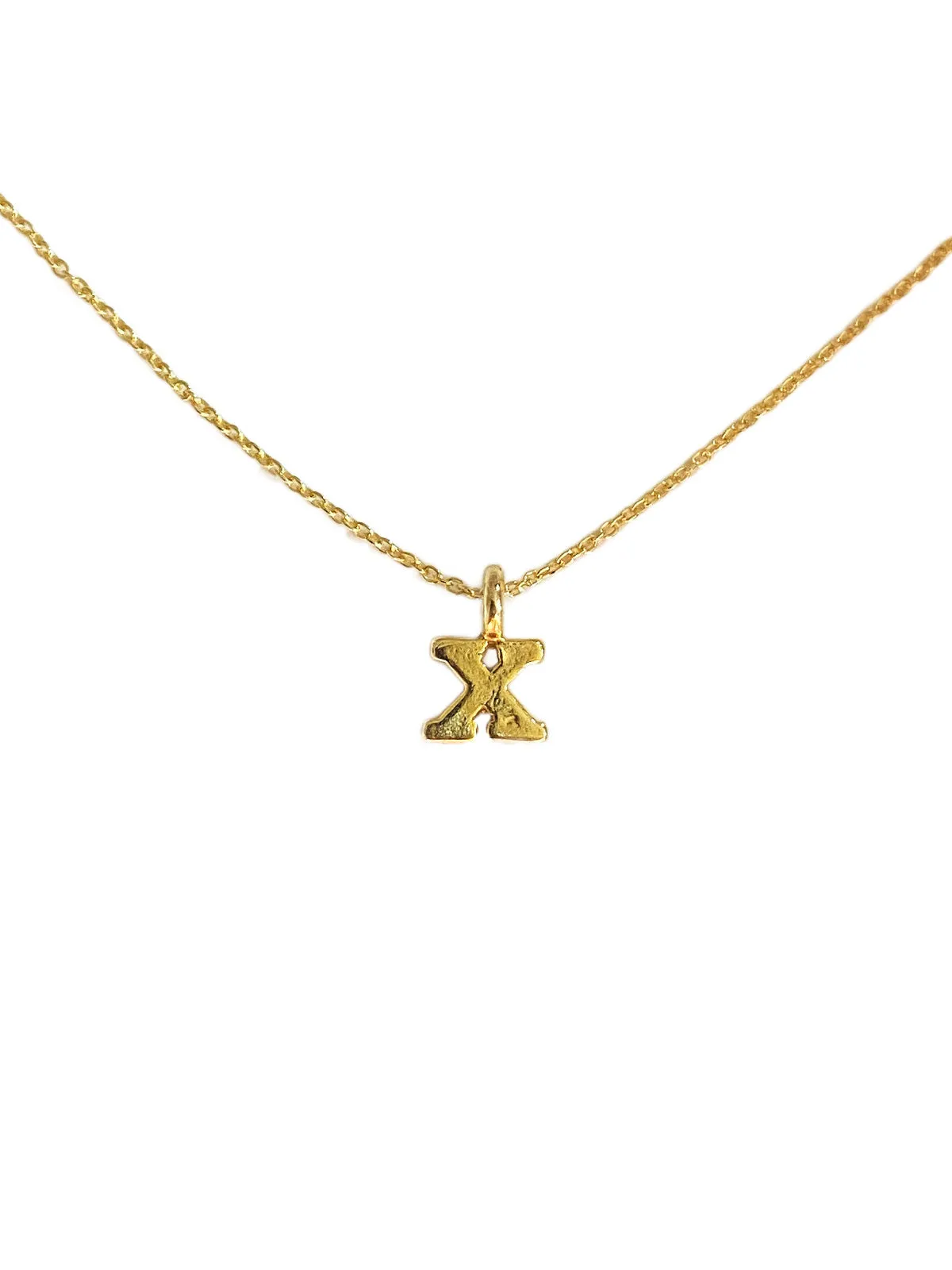 Gold Vermeil Initial Necklace