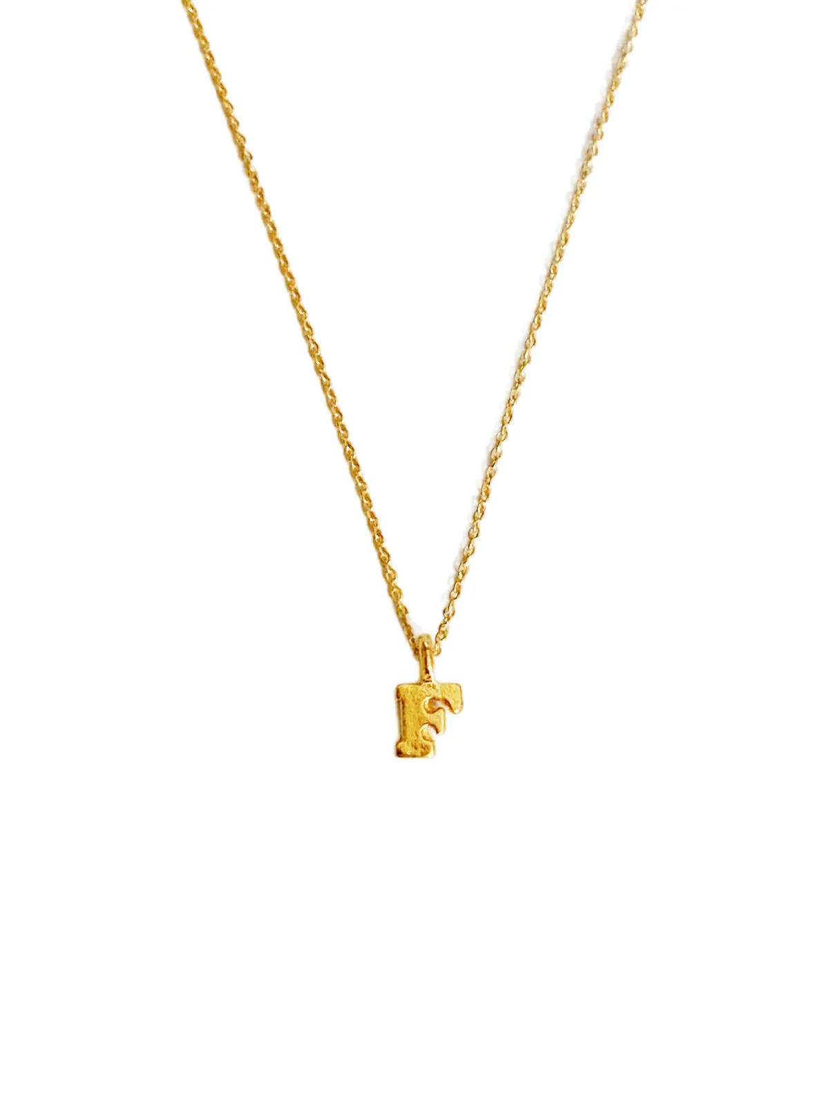 Gold Vermeil Initial Necklace