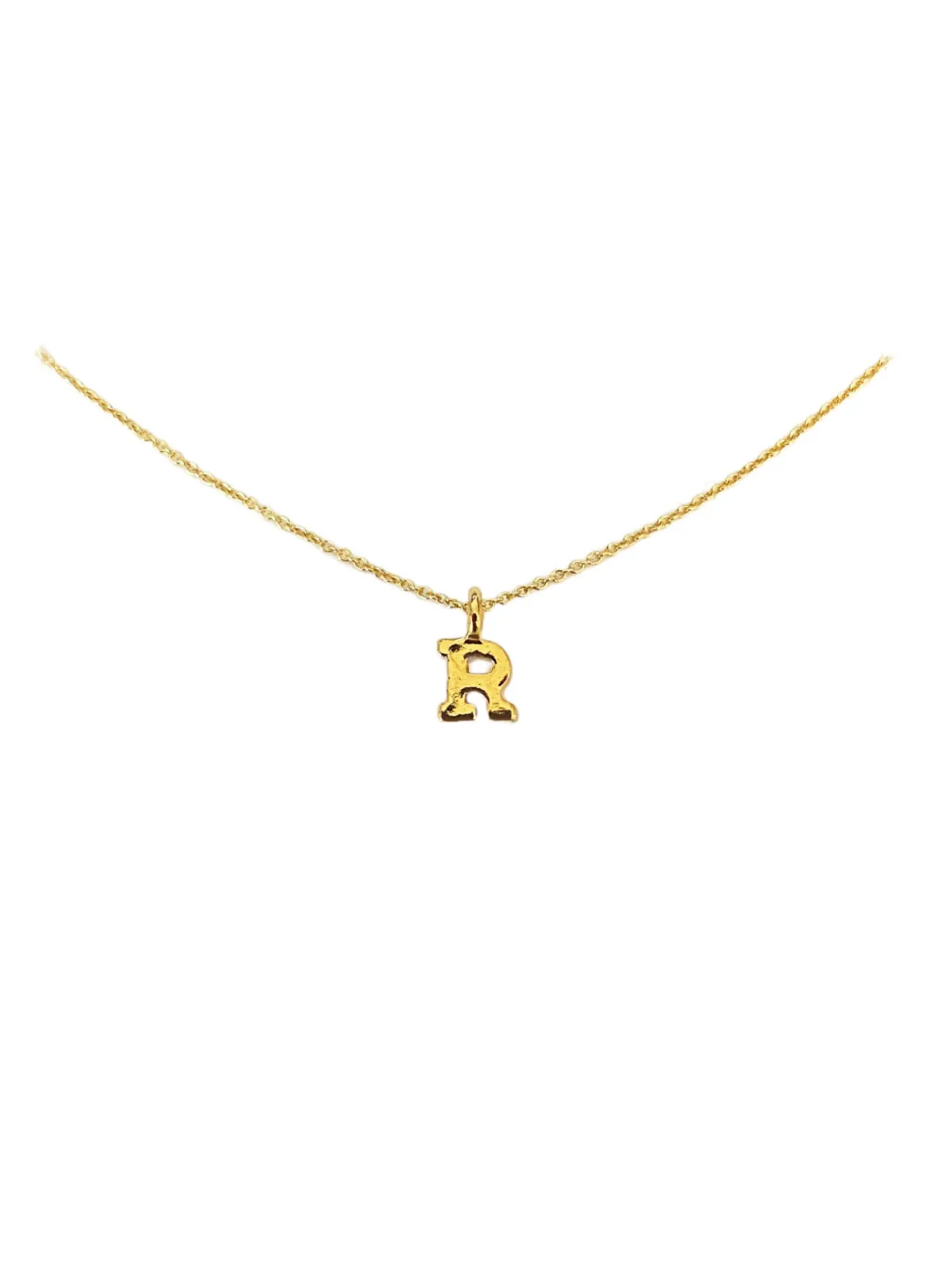 Gold Vermeil Initial Necklace