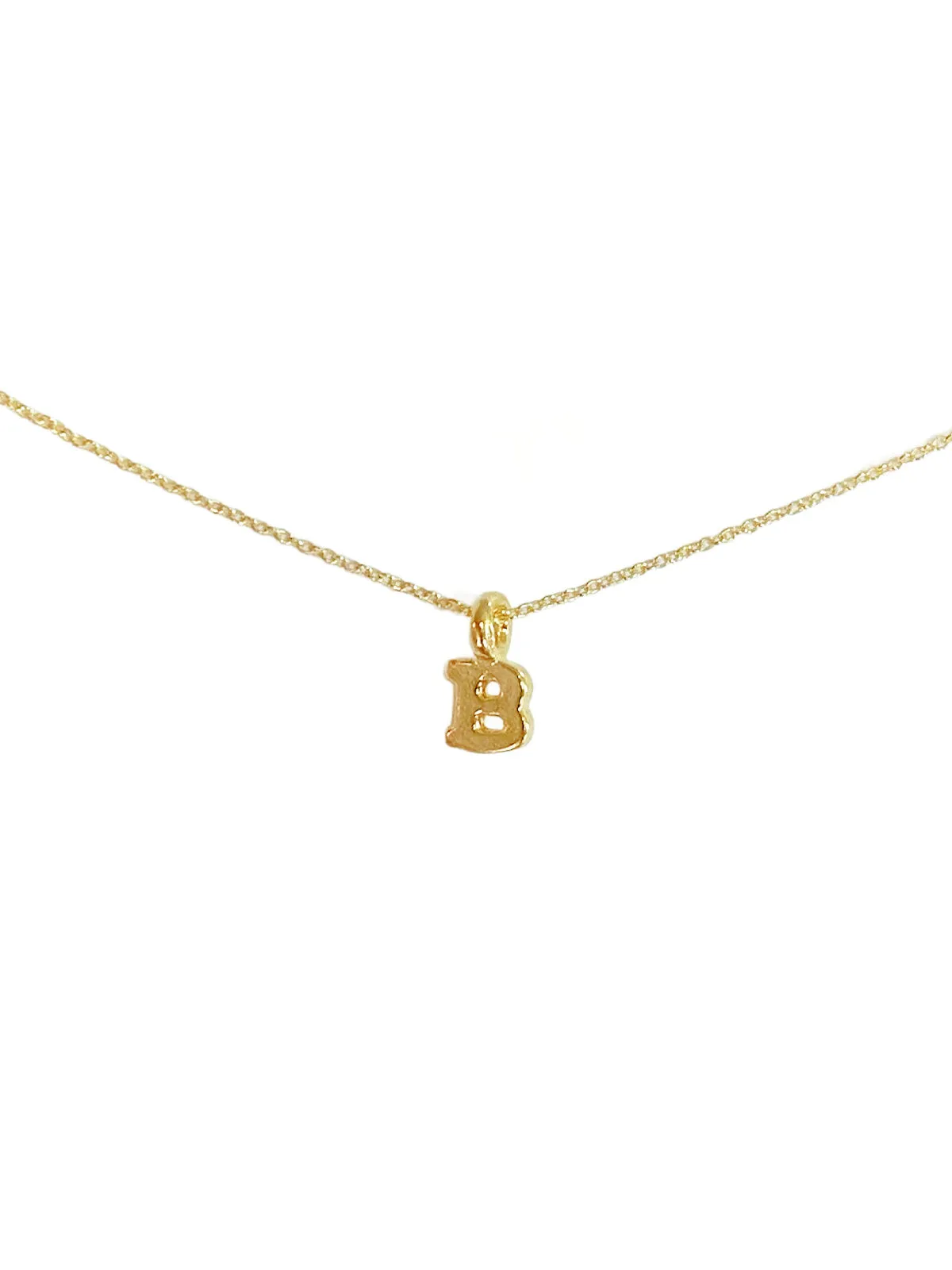 Gold Vermeil Initial Necklace