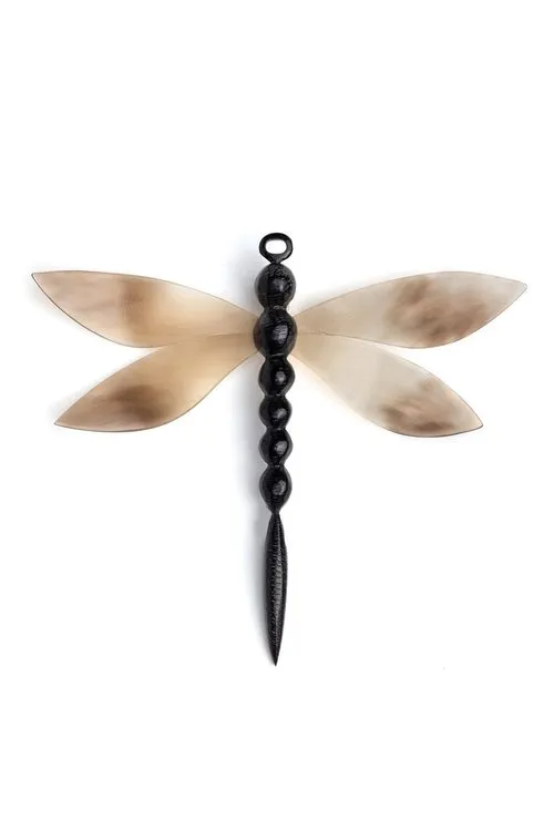 Horn Dragonfly Brooch