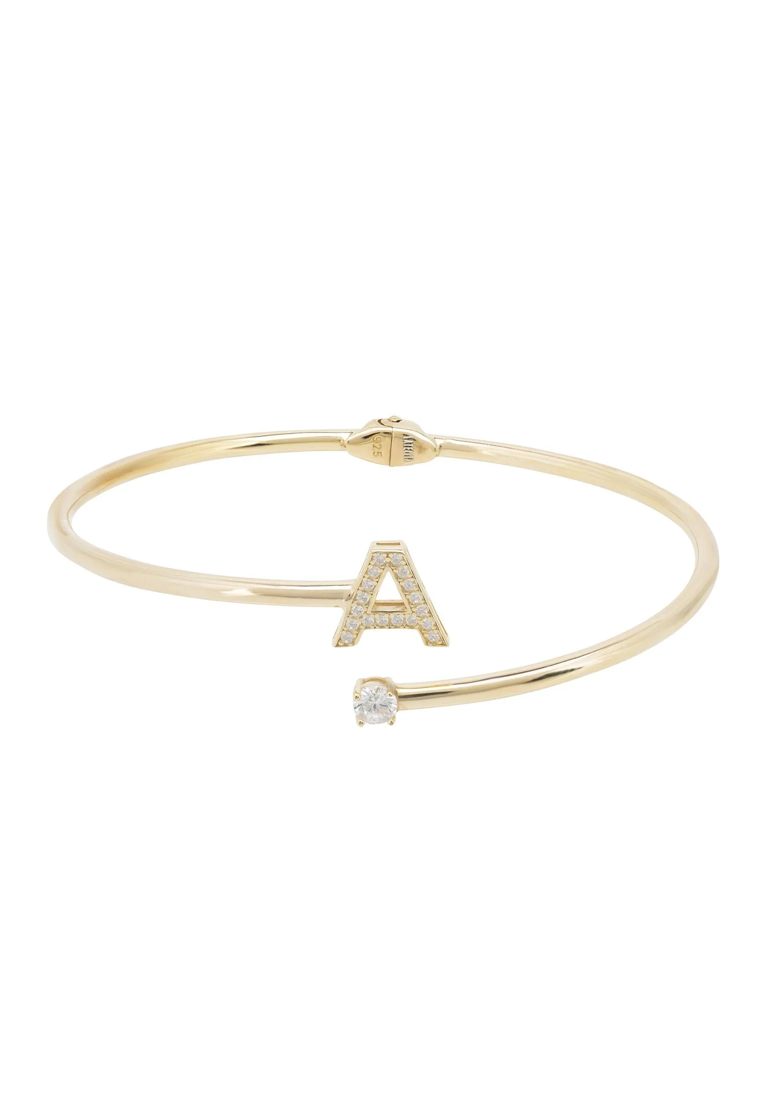 Initial Bangle Gold A