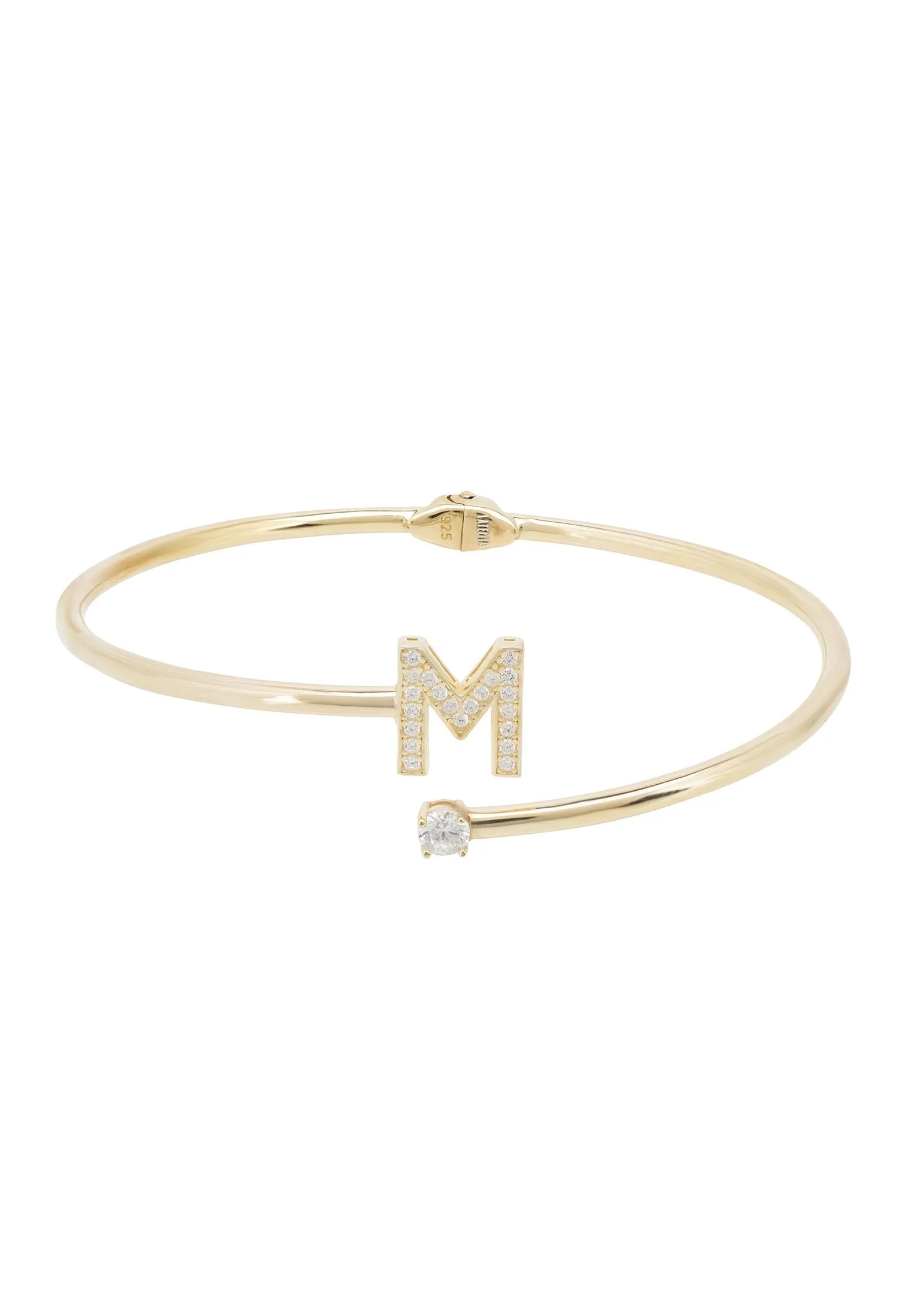 Initial Bangle Gold M