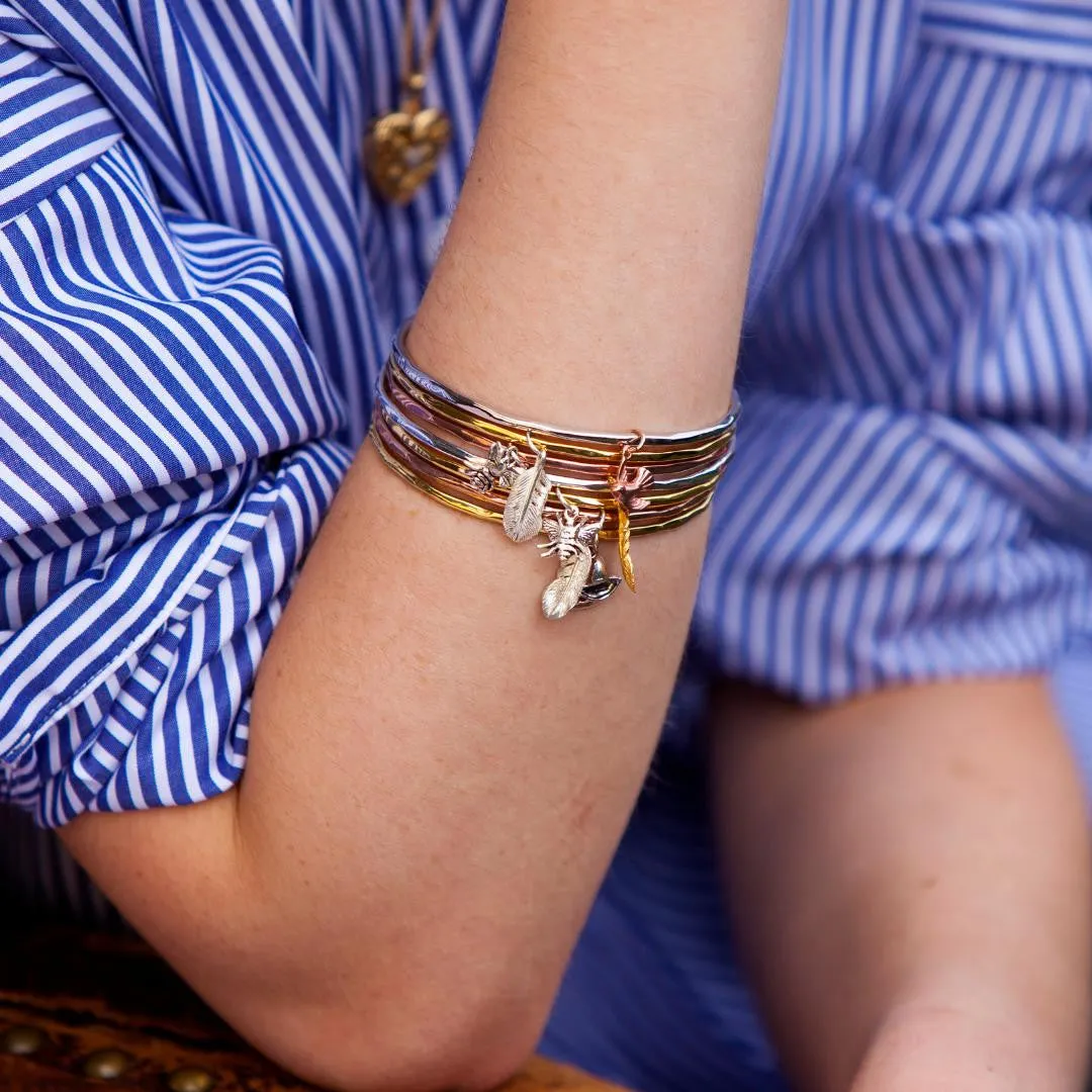 Key Bangle | Rose Gold - Silver