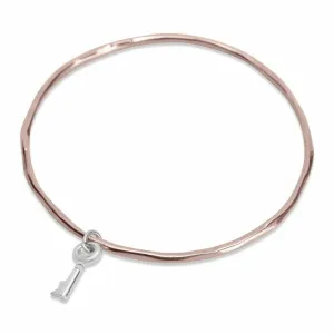 Key Bangle | Rose Gold - Silver