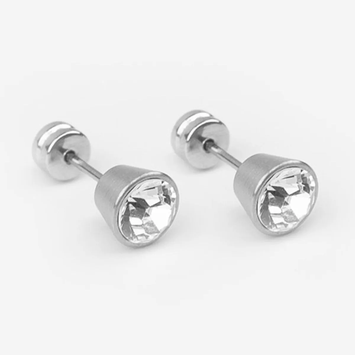 LARGE DIAMOND CUT STUDS