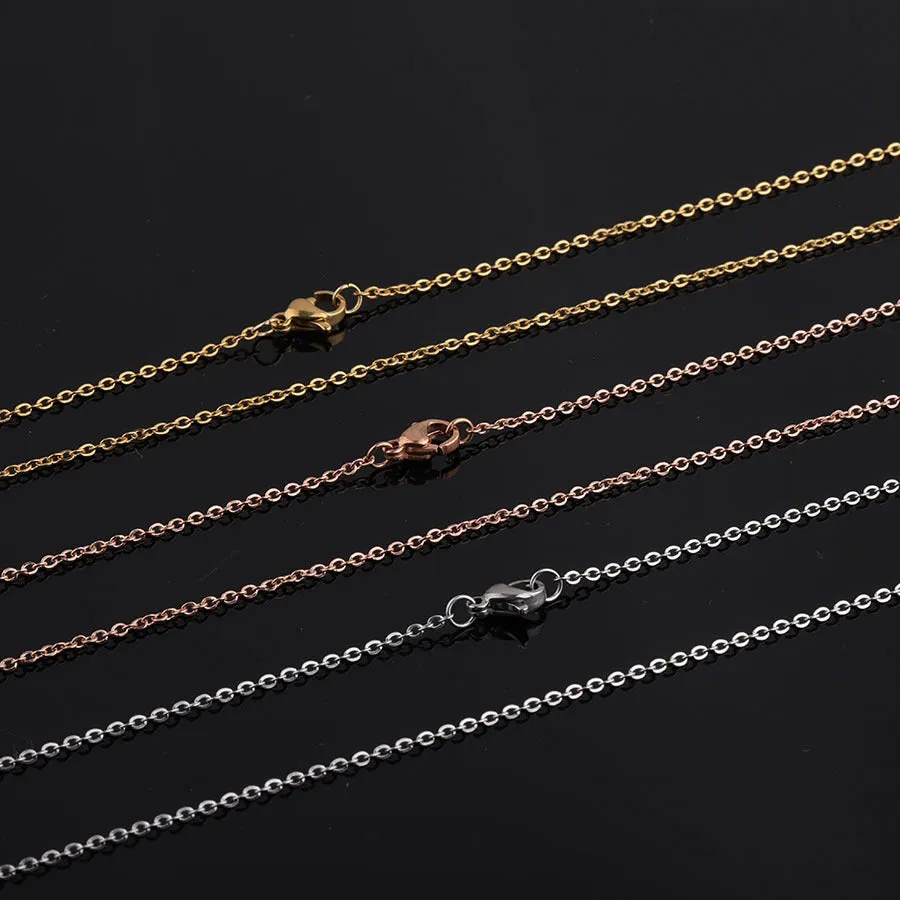 Minimalist Geometric Electroplating Necklaces