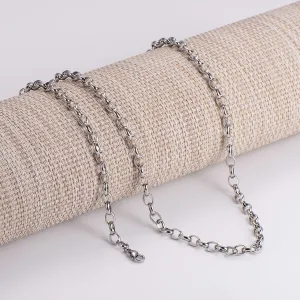 Minimalist Stripe Stainless Steel Polishing Necklaces