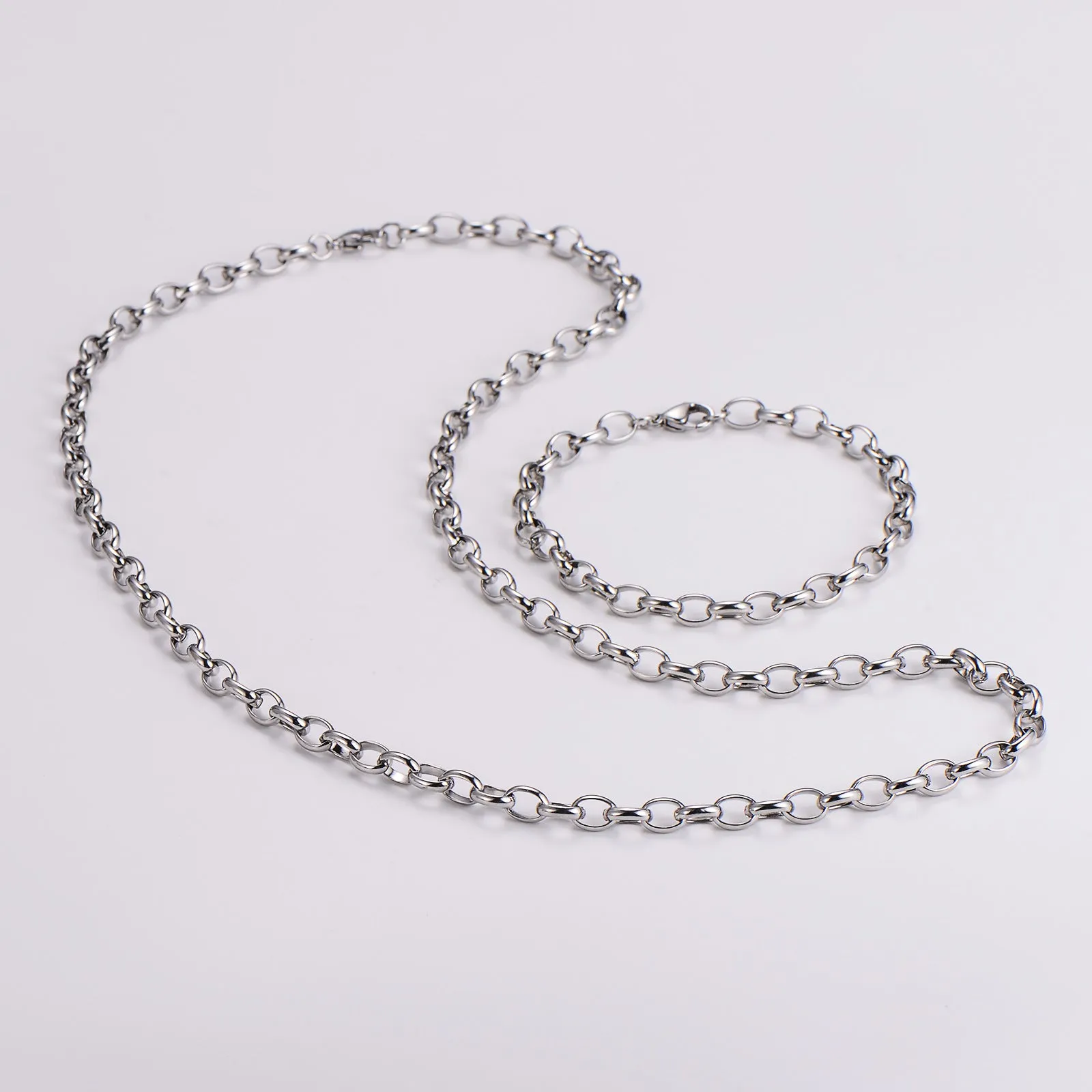 Minimalist Stripe Stainless Steel Polishing Necklaces