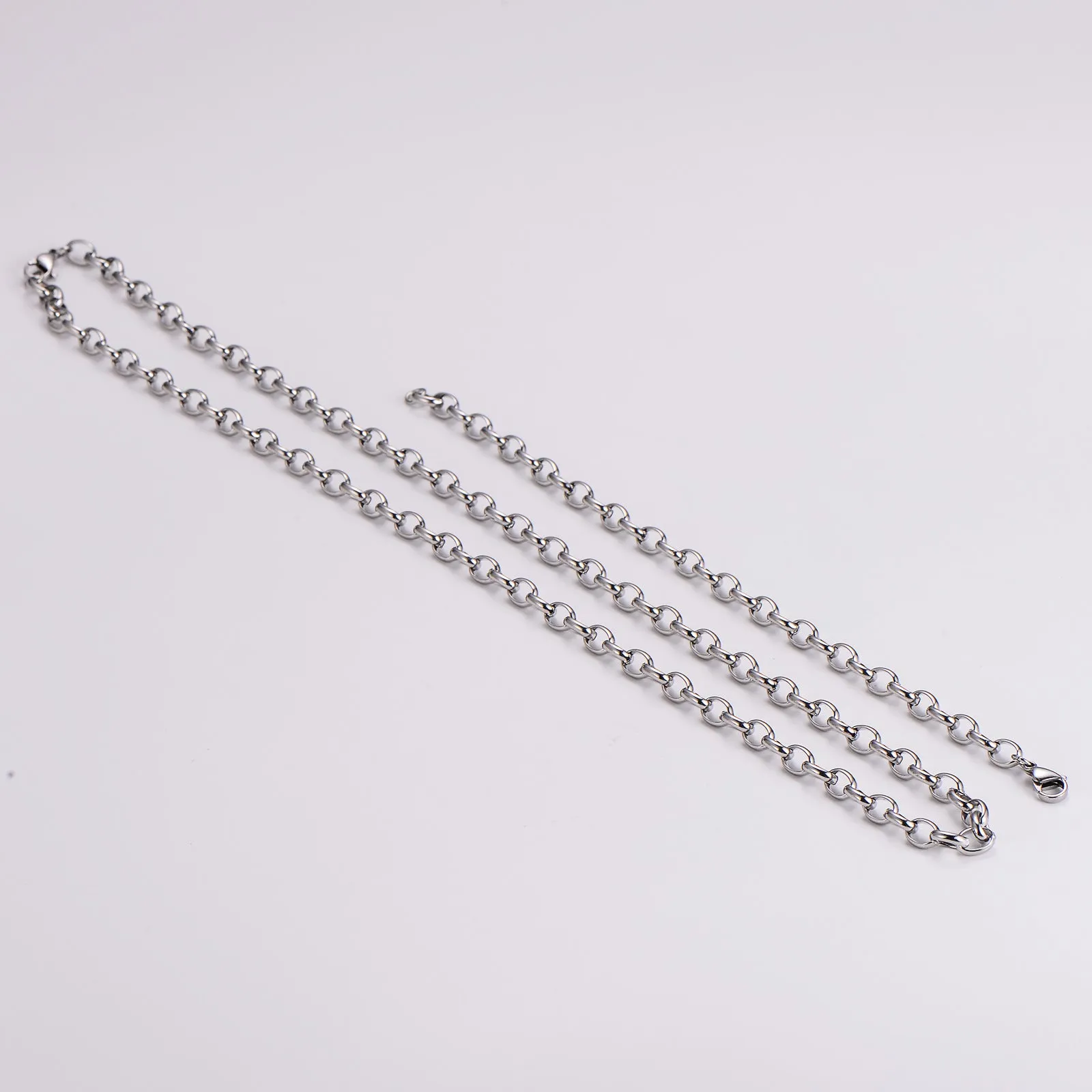 Minimalist Stripe Stainless Steel Polishing Necklaces