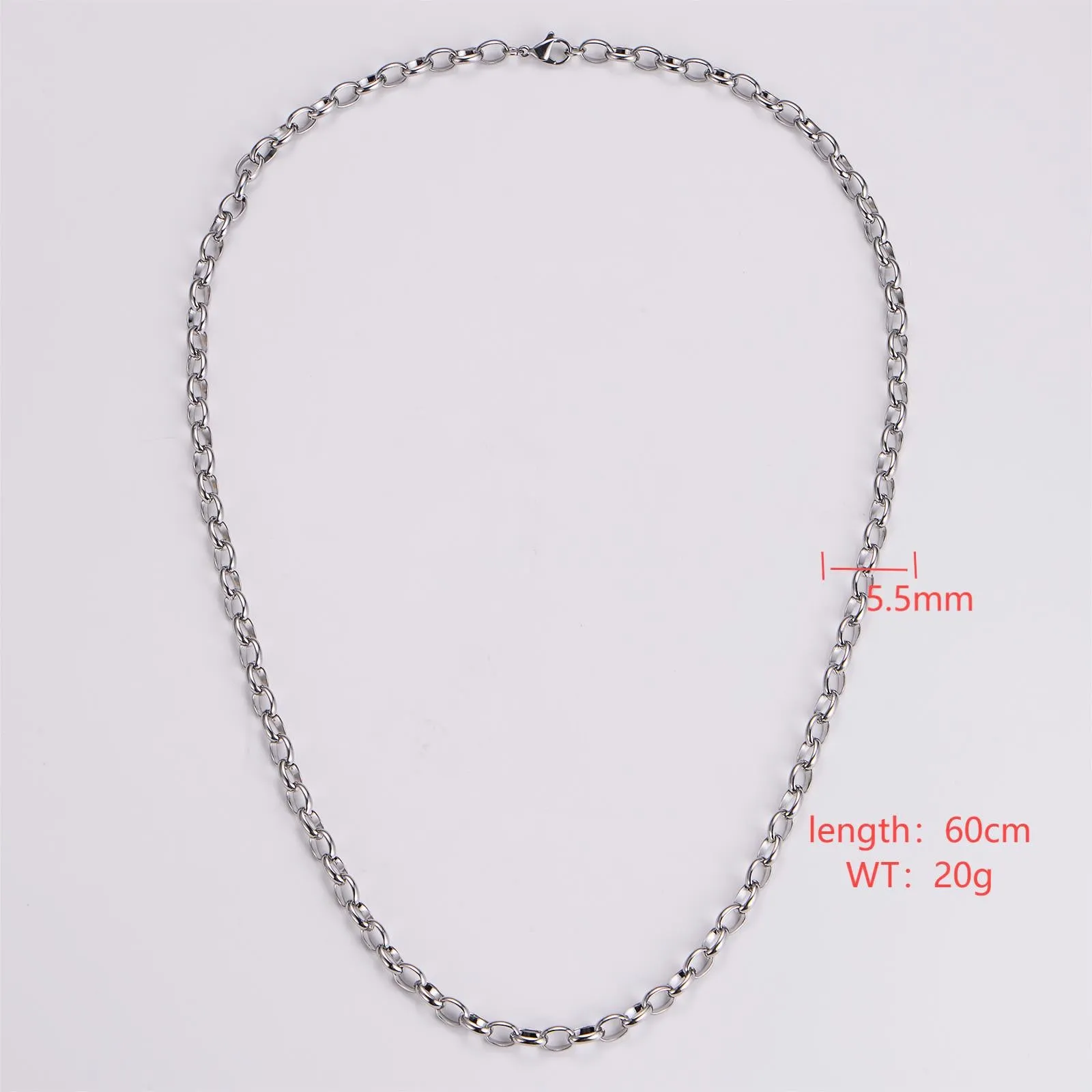 Minimalist Stripe Stainless Steel Polishing Necklaces