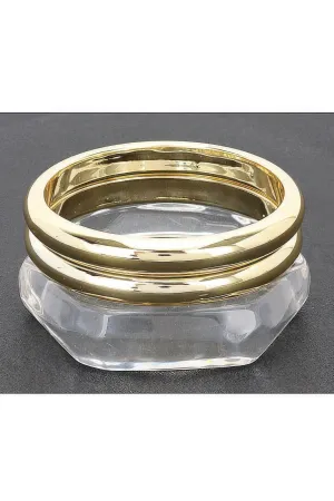 Multi Resin And Ccb Bangle Bracelet