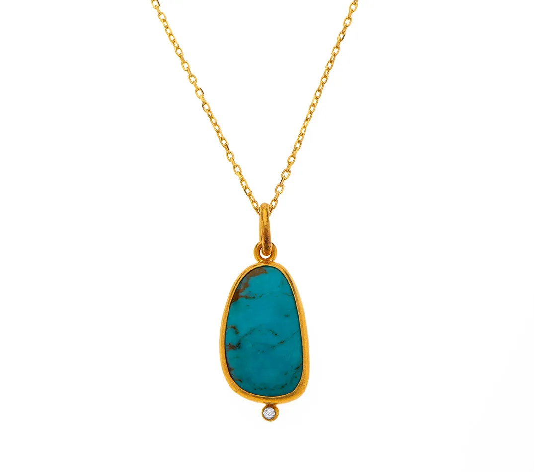 Nava Zahavi Elegance Turquoise Necklace