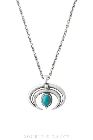 Necklace, Dennis Hogan, Naja, Turquoise, Hallmark, Artisan, Contemporary, 1969