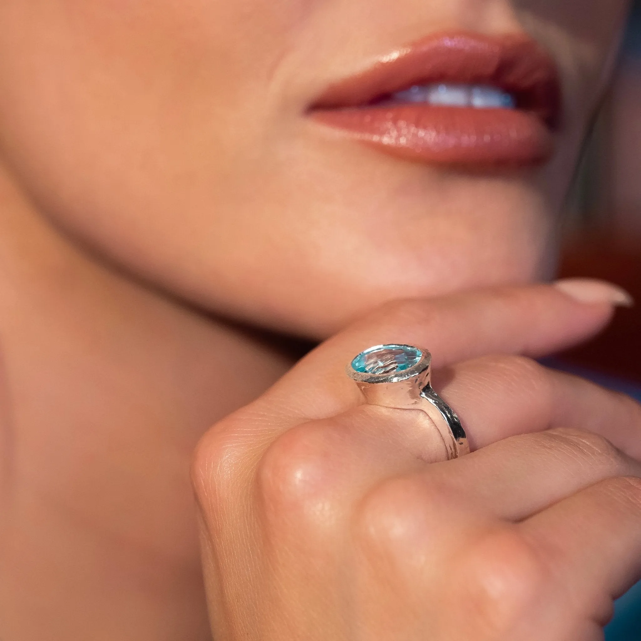 Ocean Soul Topaz Ring