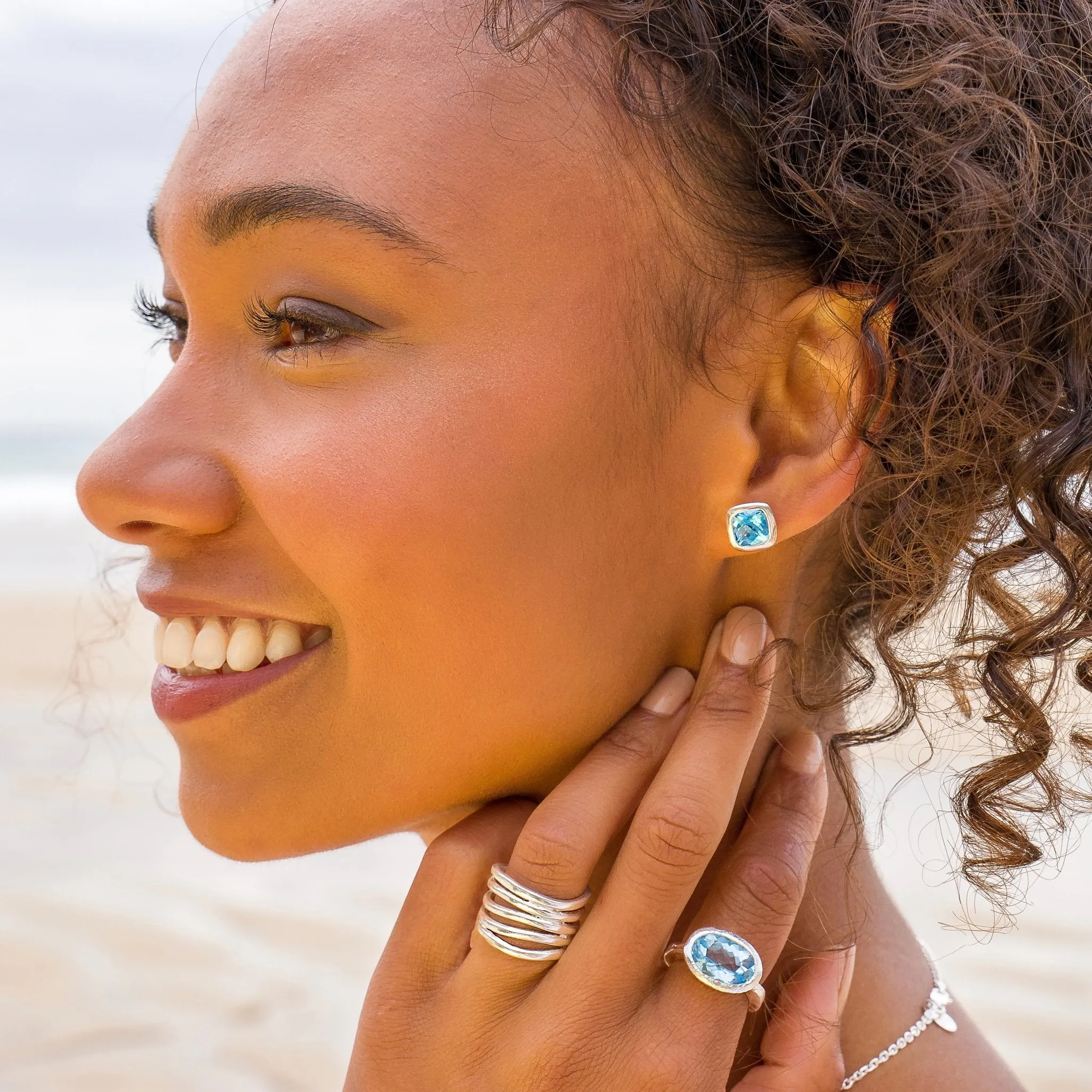 Ocean Soul Topaz Ring