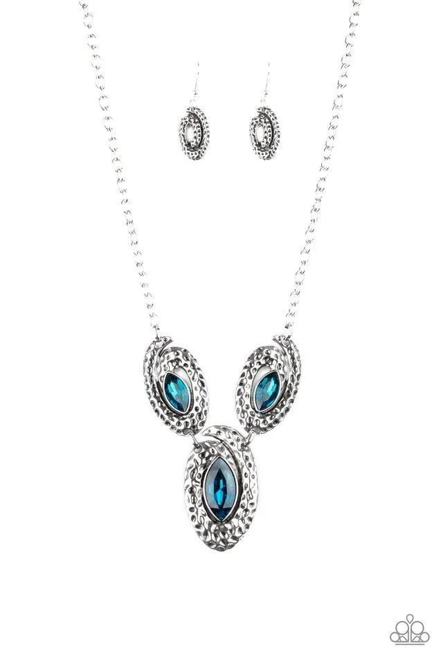 Paparazzi Necklace ~ Metro Mystique - Blue