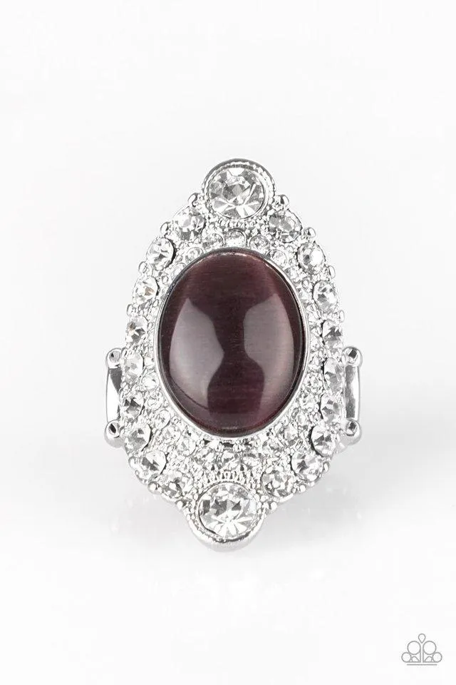 Paparazzi Ring ~ Riviera Royalty - Purple