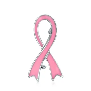 Prevention Pink Bow Ribbon Breast Cancer Survivor Brooche Pin Enamel Accessory