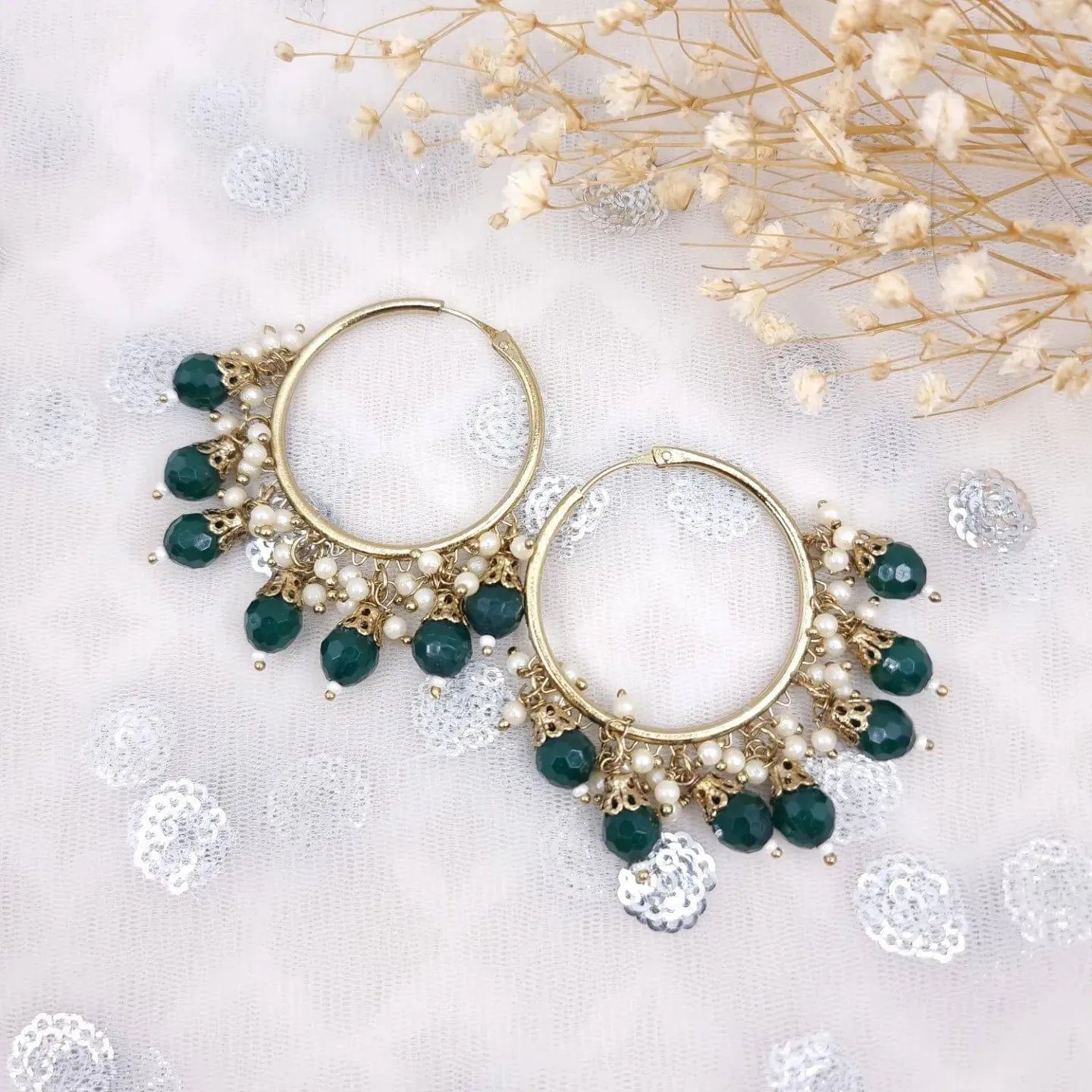 Sanjana- Hoop Earrings