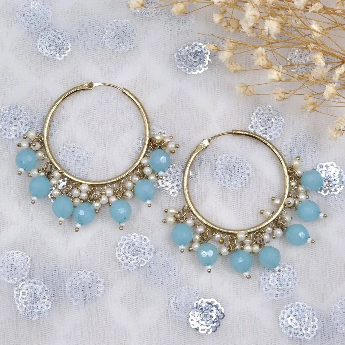 Sanjana- Hoop Earrings