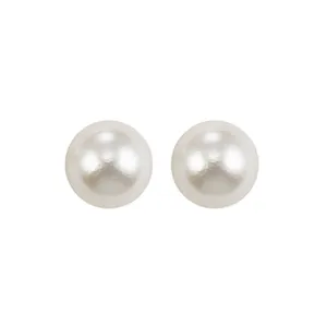 Silver (SLV 995) Classic Book Freshwater Pearls Fashion Earrings