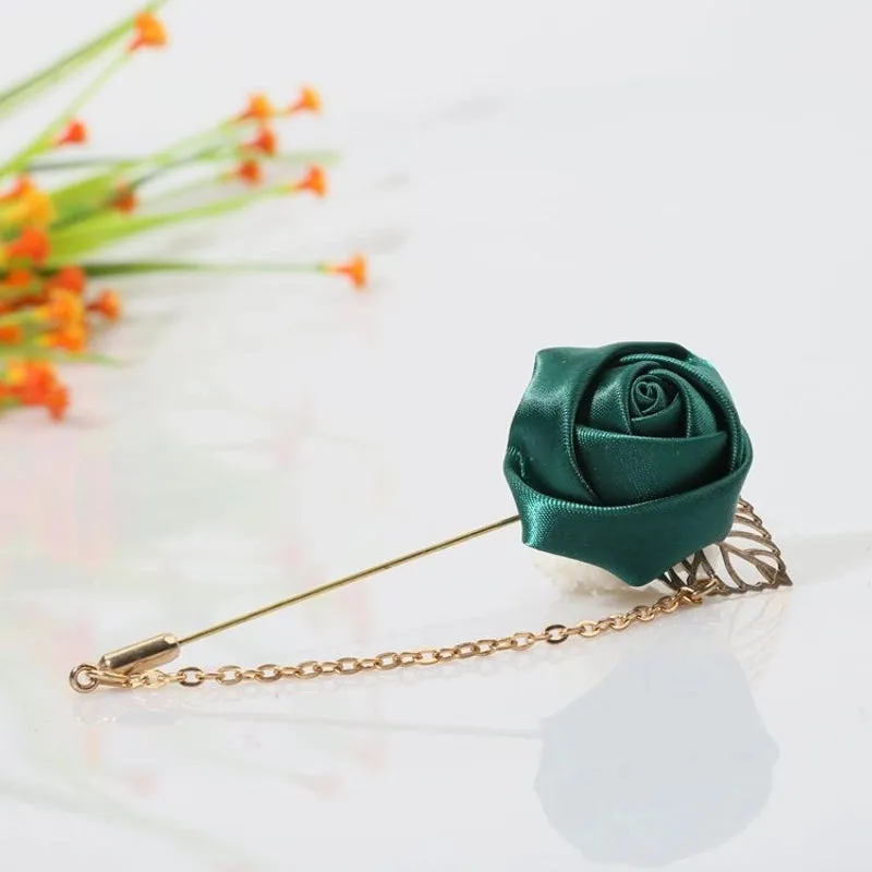 Simple Style Classic Style Pin Leaf Flower Alloy Knitting Women's Brooches