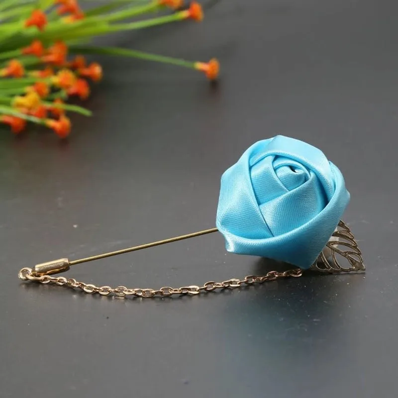 Simple Style Classic Style Pin Leaf Flower Alloy Knitting Women's Brooches