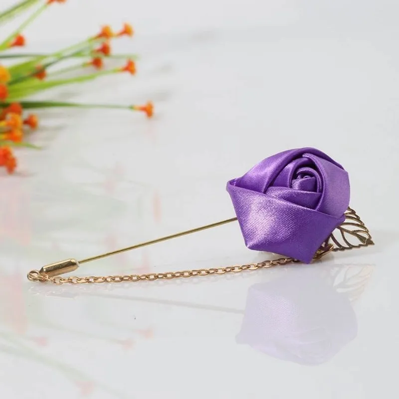 Simple Style Classic Style Pin Leaf Flower Alloy Knitting Women's Brooches