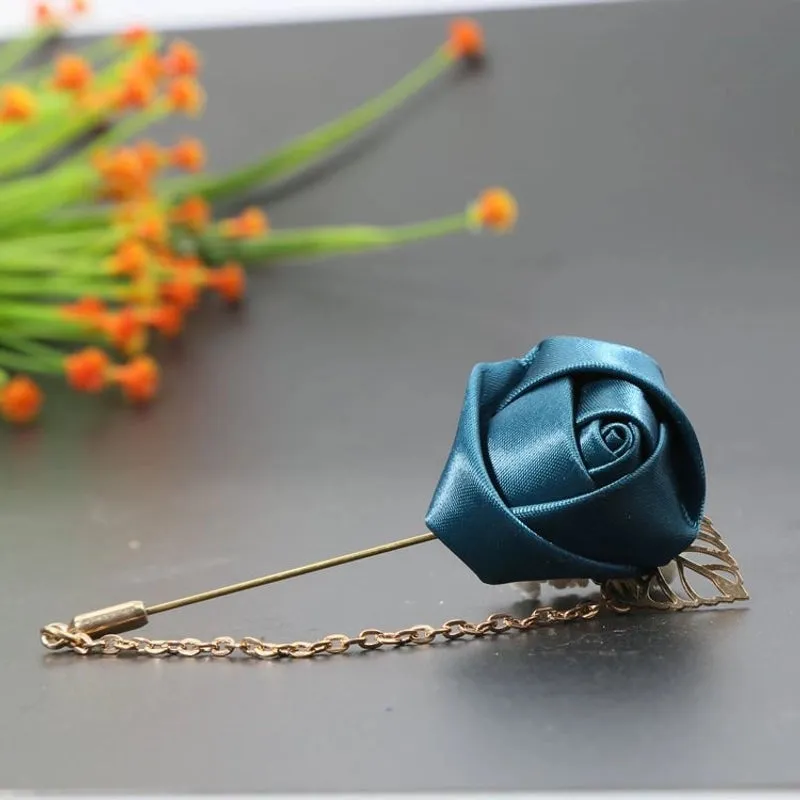 Simple Style Classic Style Pin Leaf Flower Alloy Knitting Women's Brooches