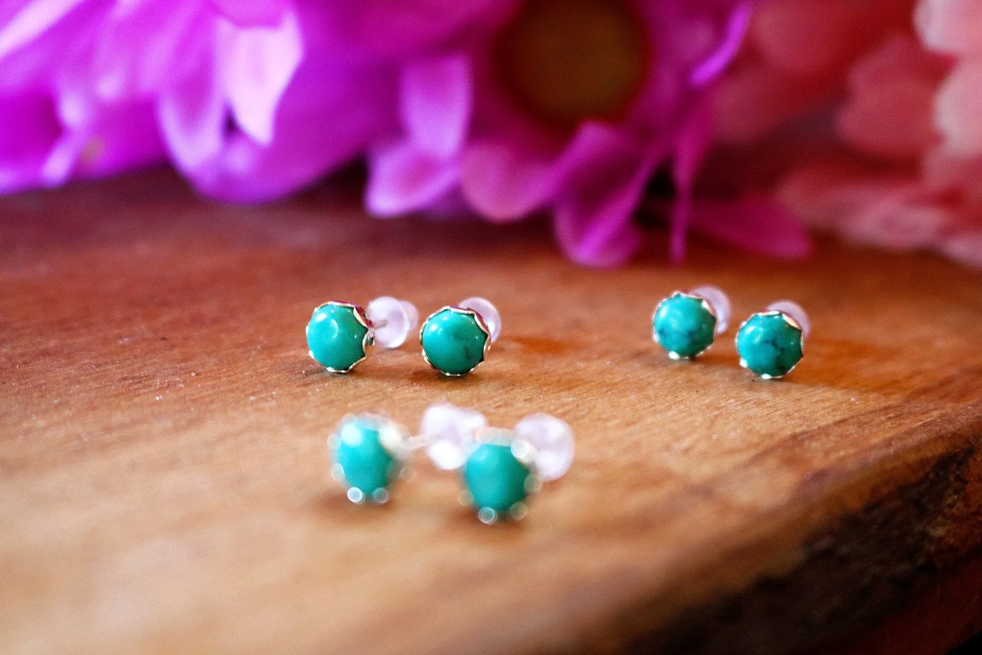 Simple Turquoise Studs