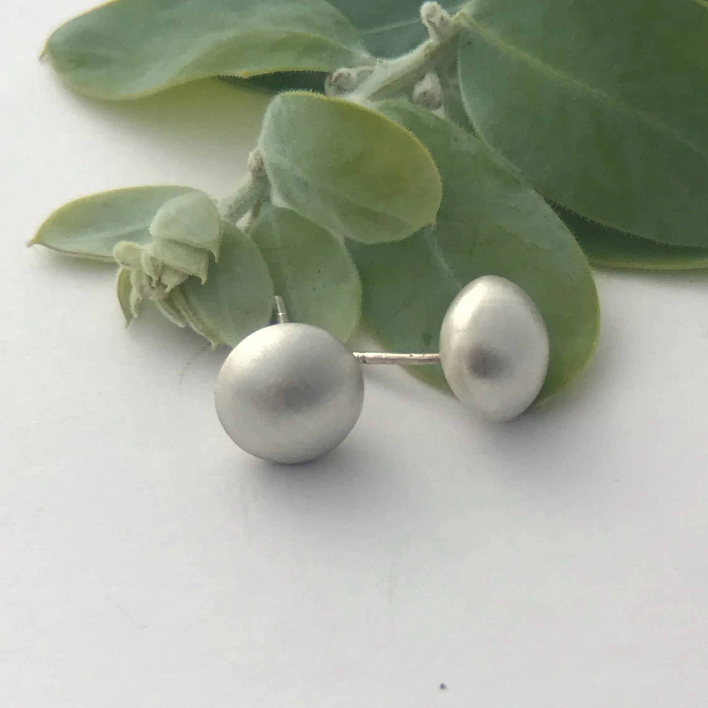 Sterling Silver Ball Studs