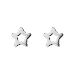 Sterling Silver Studs - Mini Open Star*