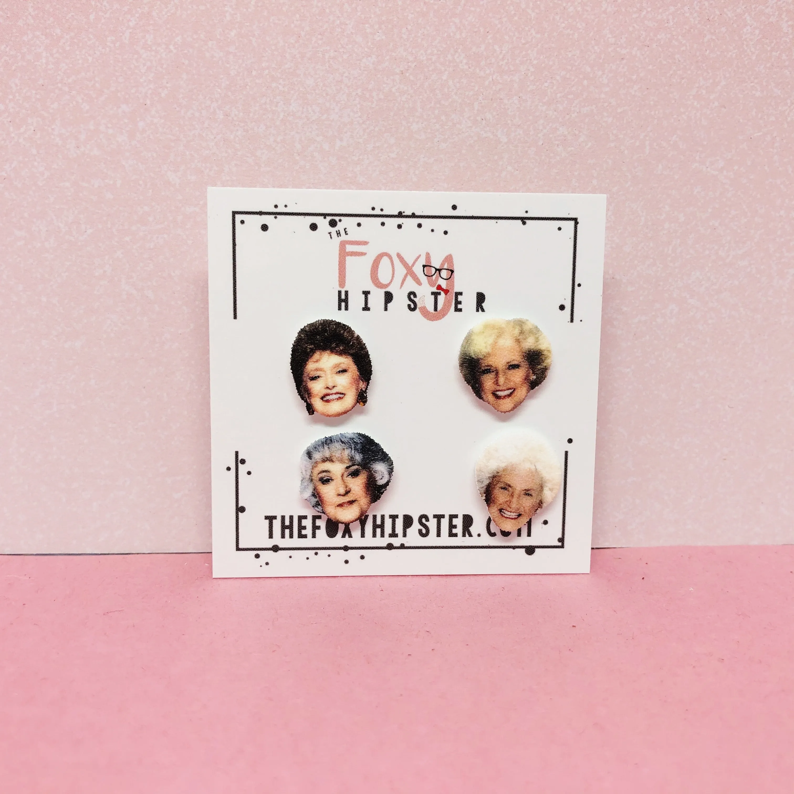 The Golden Girls Stud Earrings