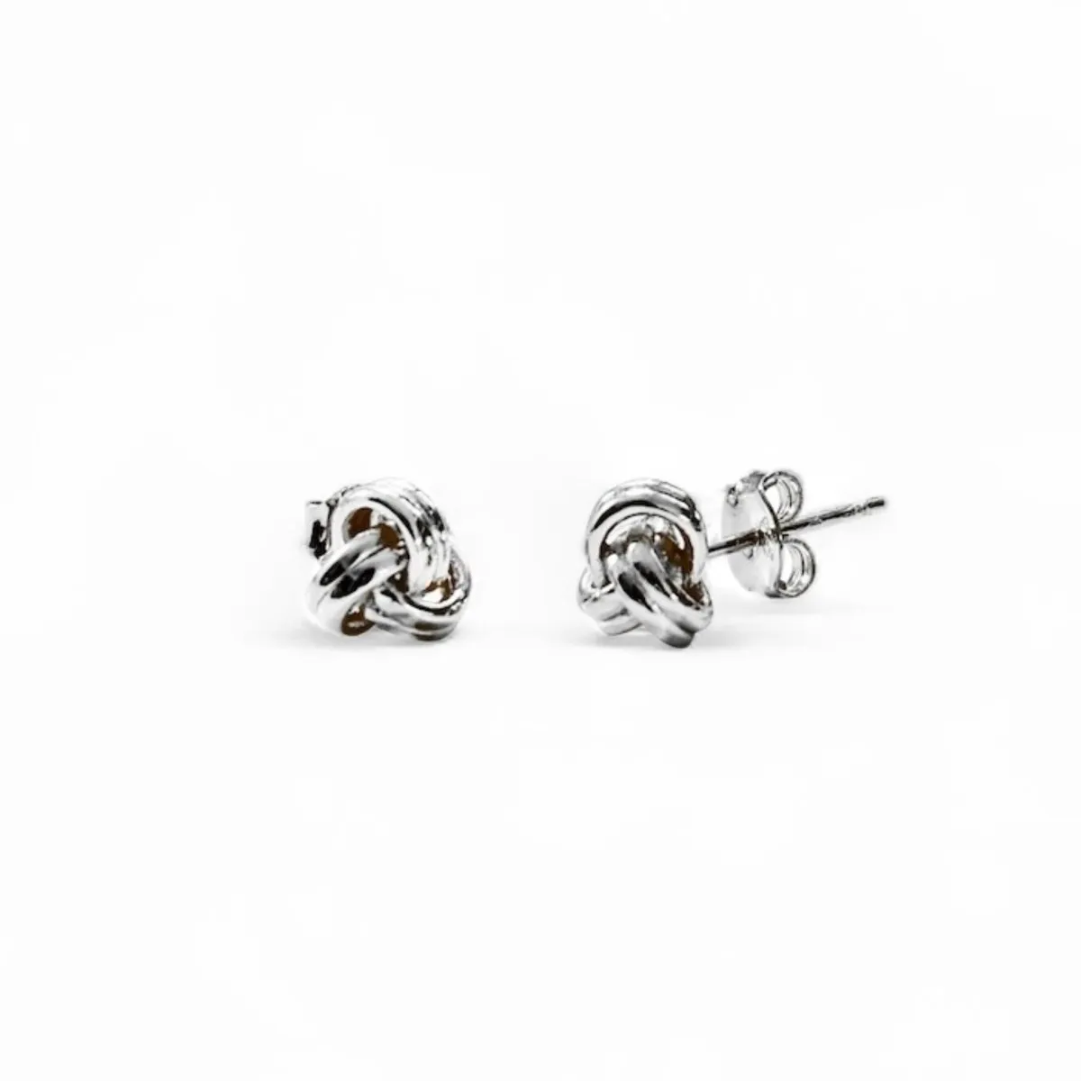 Tiny Knot Stud Earrings