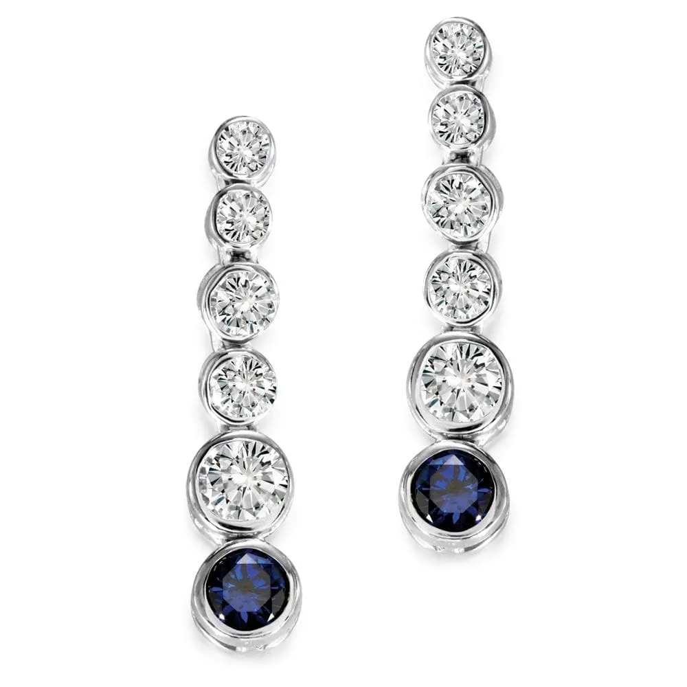 Tru-Sapphire Classic Drop Earrings