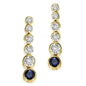 Tru-Sapphire Classic Drop Earrings