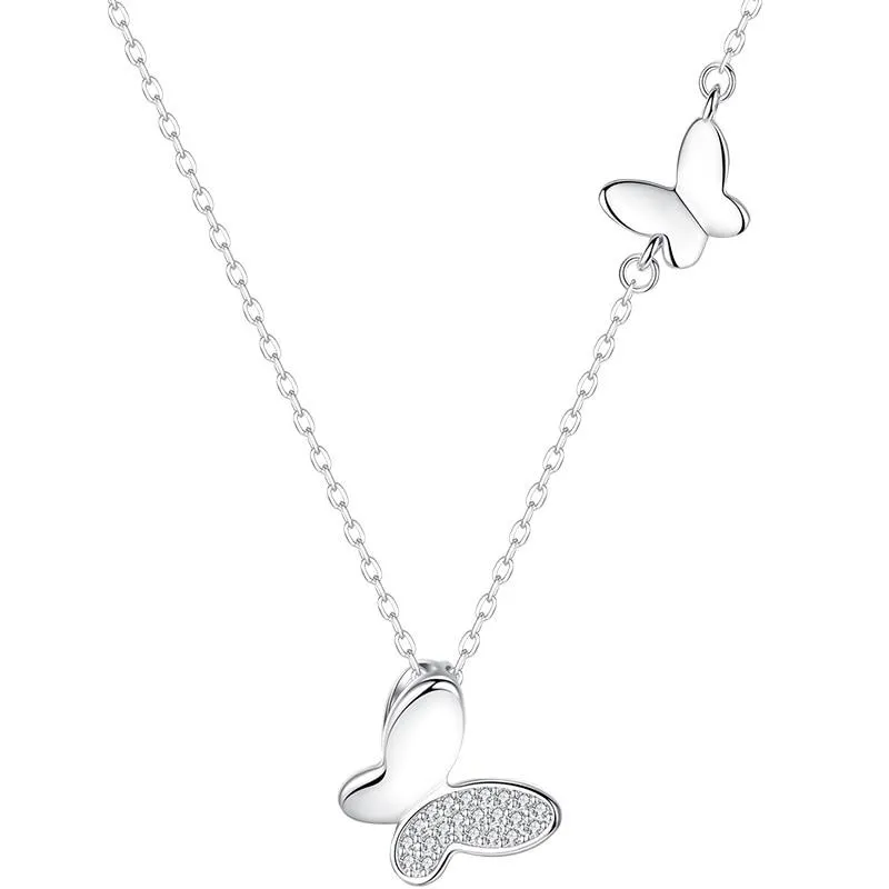 Two Butterfly Necklace